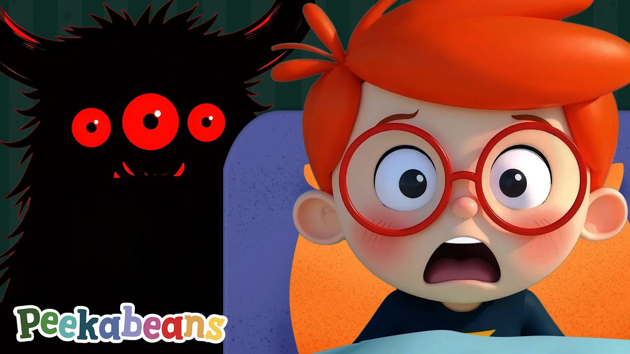 Monsters Under the Bed | Peekabeans Kids Songs