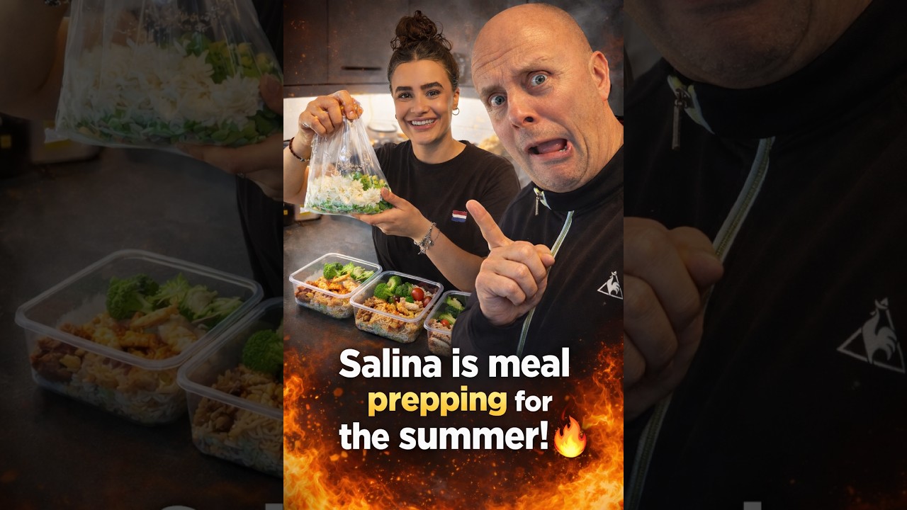 Salina is meal prepping for the summer! 🔥