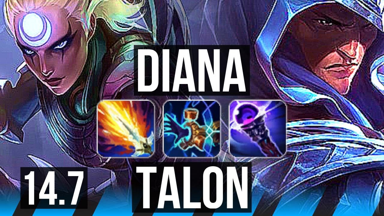 DIANA vs TALON (MID) | 9/4/13, 300+ games | KR Master | 14.7