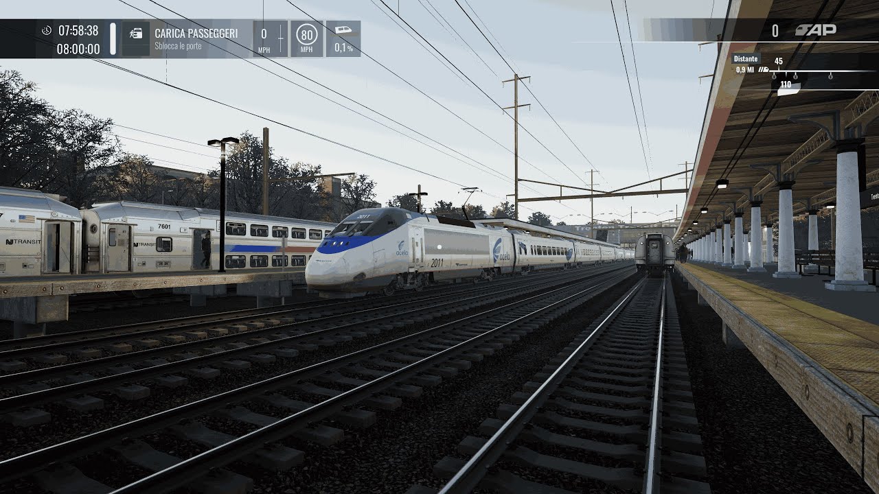 TRAIN  SIM WORLD 5: Northeast Corridor: New York - Trenton / Acela Express Amtrak