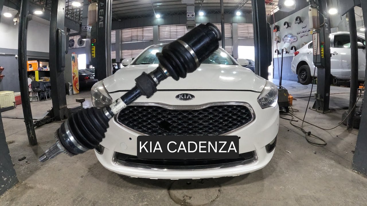 كيفية استبدال درايف شفت ( ناقل عزم الدوران ) ... كيا كادينزا kia cadenza ( عزم المسامير )