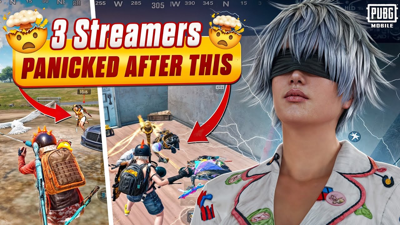 3 STREAMERS Got Panicked 😱 ALBERT oP vs Streamers | PUBG MOBILE