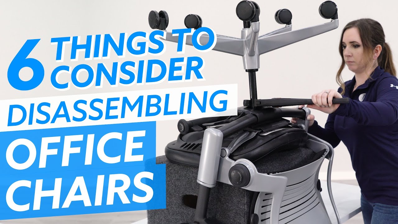 Disassembling An Office Chair: 6 Things To Consider