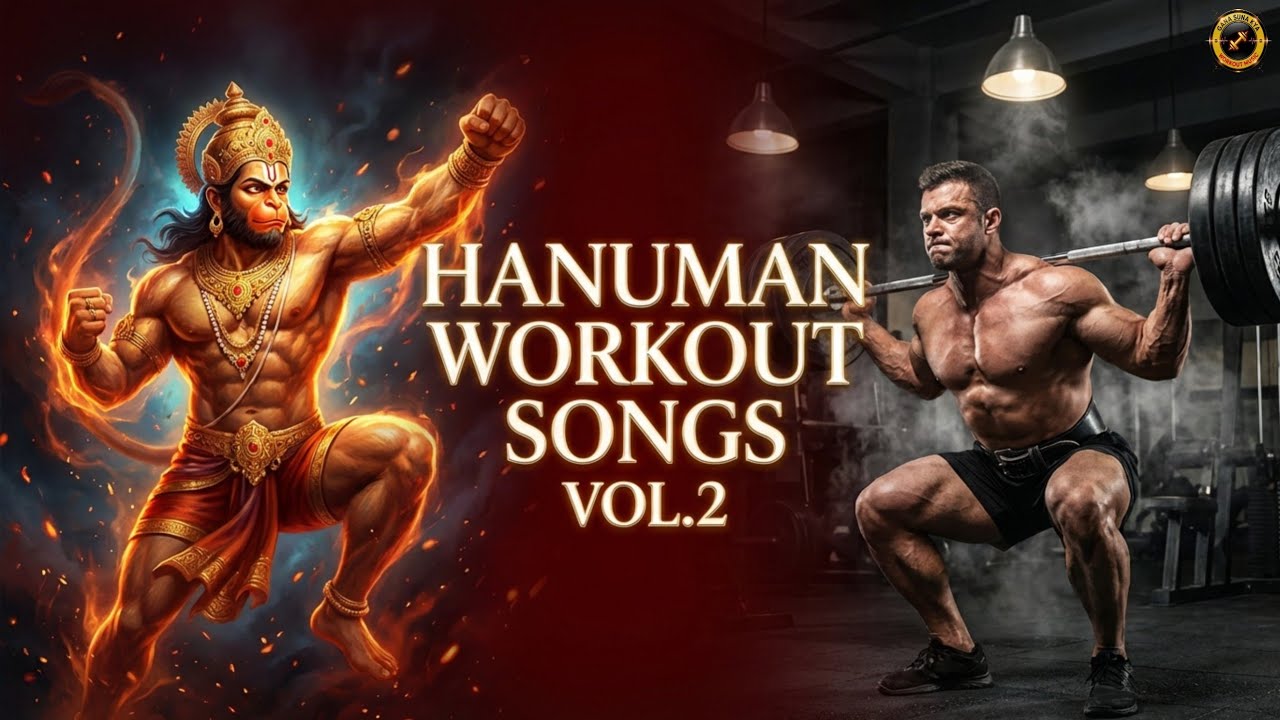 Hanuman Workout Songs Vol.2 | CHALISA SHAKTI EDM REMIX 🔥 (30 Min Hard Bass Power Flow)