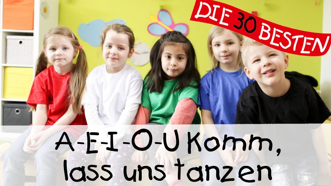👩🏼 A-E-I-O-U Komm, lass uns tanzen - Singen, Tanzen und Bewegen || Kinderlieder