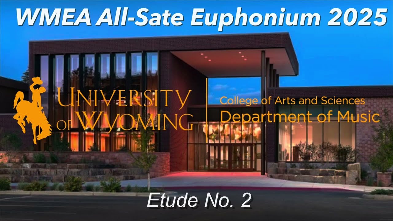 Wyoming All-State ‘25, euphonium - Etude No. 2