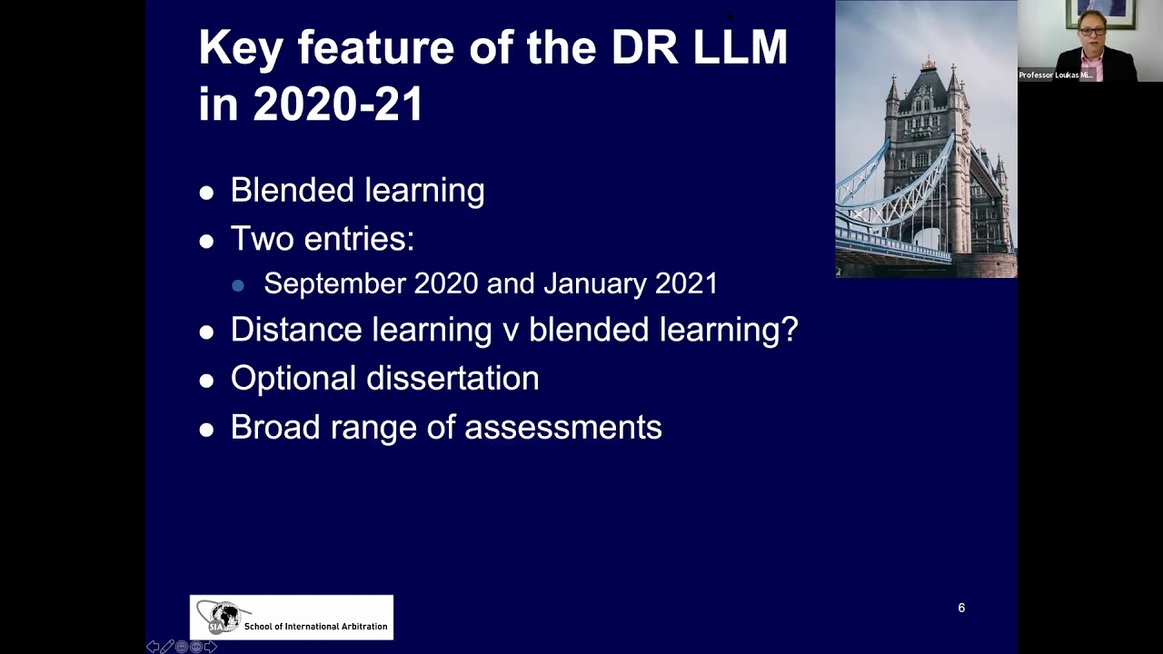 Comparative & International Dispute Resolution LLM: Introduction (10/07/20)