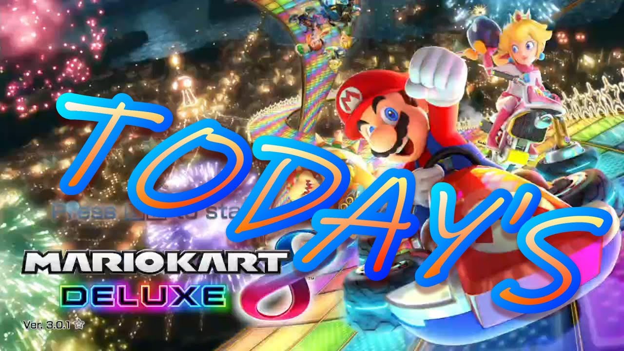 Today's MarioKart 8 DX online  01039