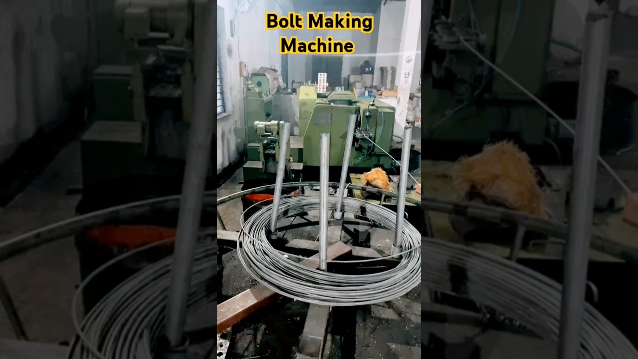 Bolt making machine | bolt forging machine #bolt #nut #machine #boltnut #fasteners  #mechanical