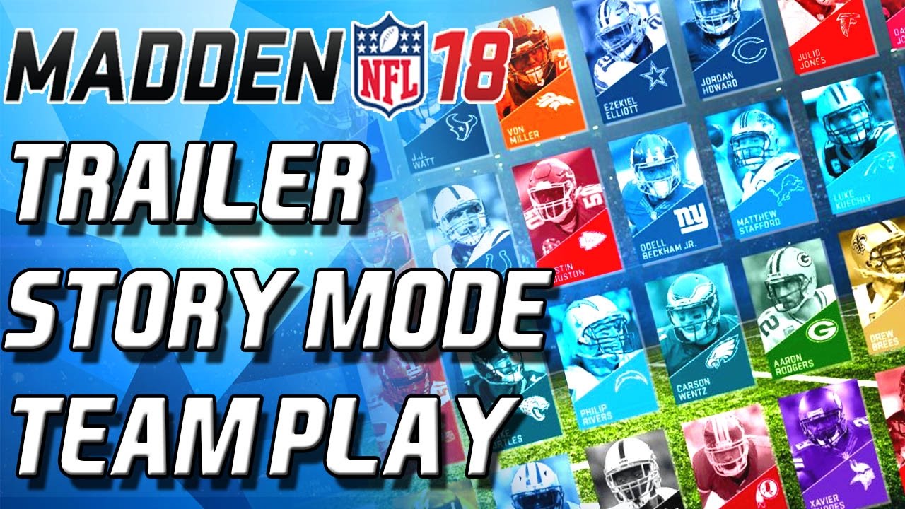 Madden 18 TRAILER + NEWS! Story Mode Team Play Ultimate Team - Madden 18 News