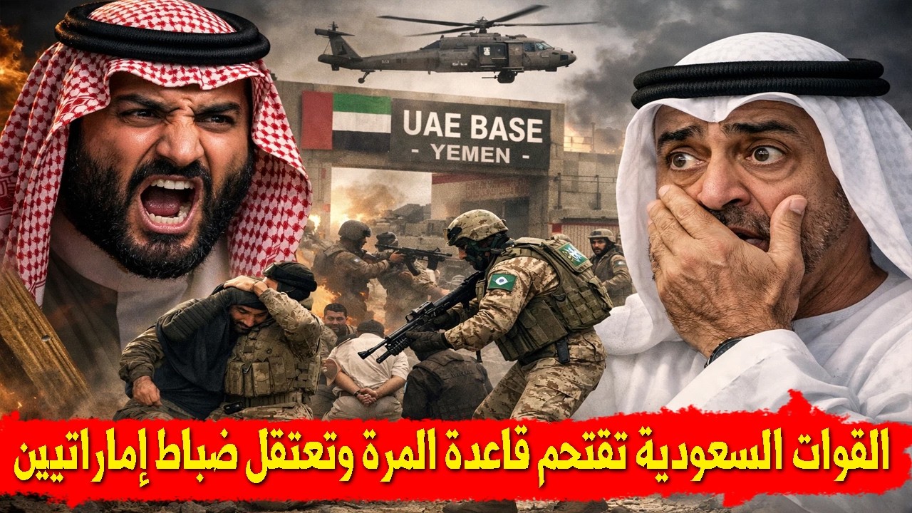 السعودية تطرد وتعتقل القوات الإماراتية في قاعدة 