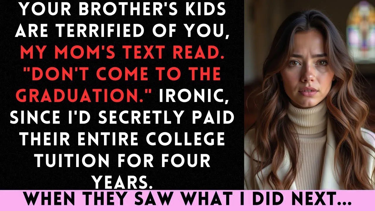 Don't Show Up Tomorrow - Your Brother's Kids Are Scared Of You They Said After I Paid Their Colle...