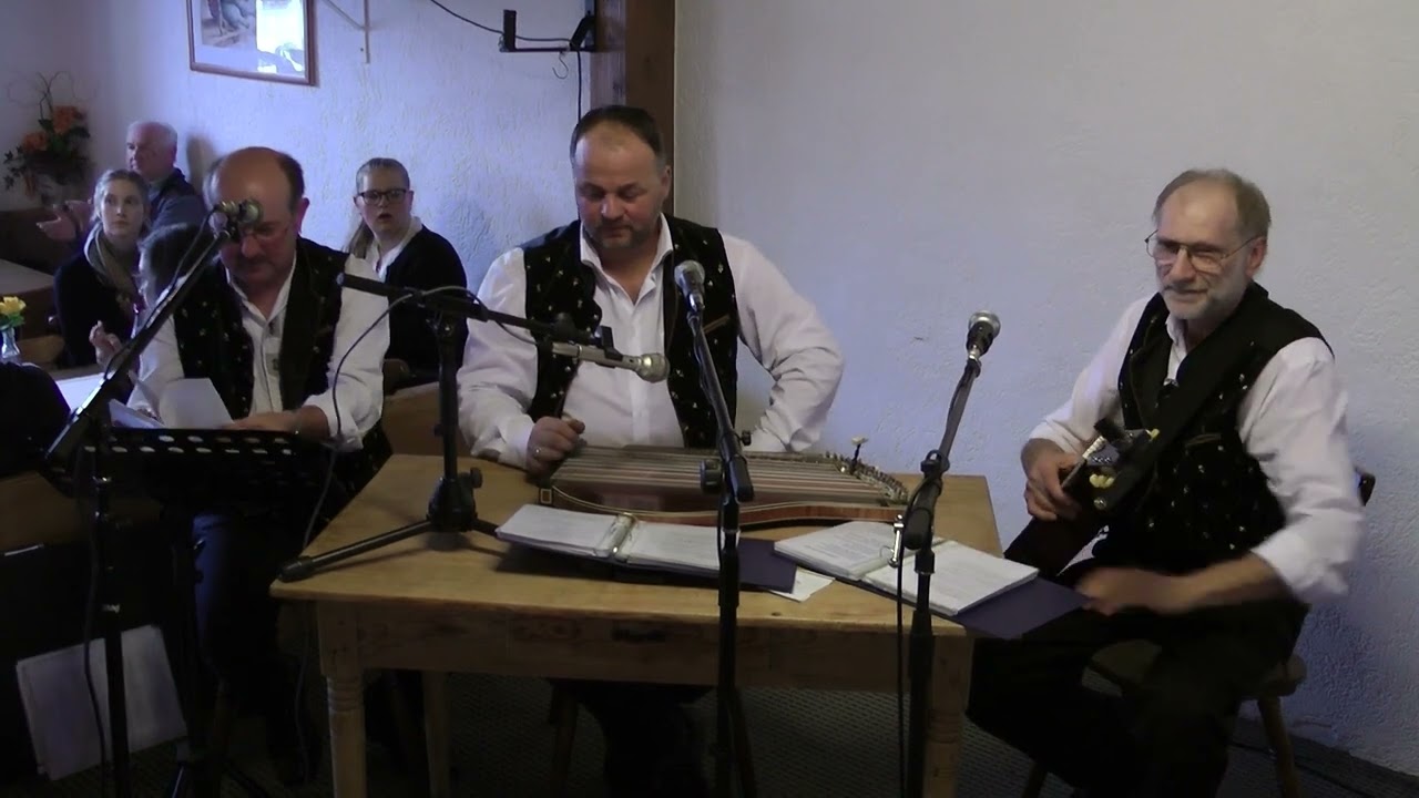 Rittsteiger Dreigsang -- Benefizkonzert beim Fischerwirt in Stachesried --