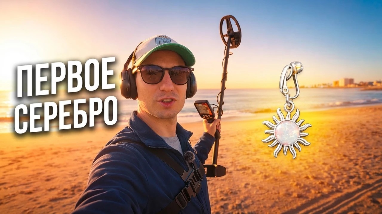 ПЕРВОЕ СЕРЕБРО с Nokta Triple Score! Серьга, 3 кольца и кулоны😱 +Конкурс