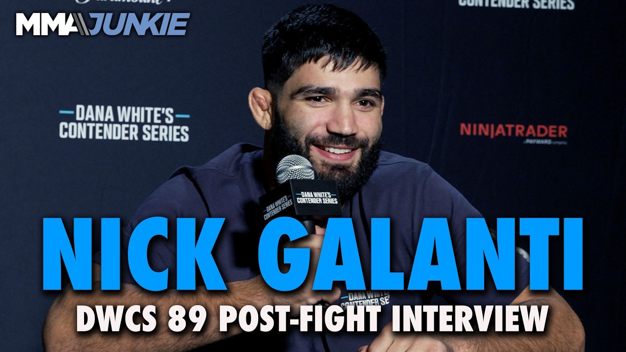 Nick Galanti feels DWCS win was 'easiest in last 5 fights' reveals job he turned down