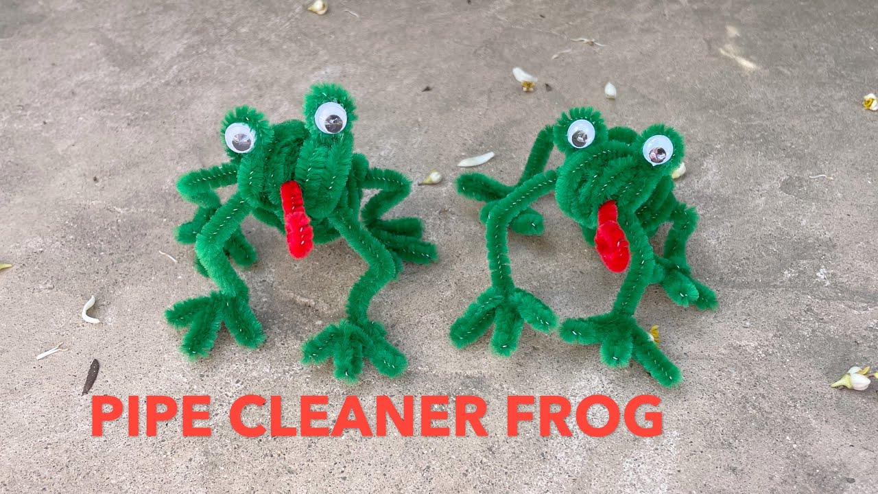Pipe Cleaner Frog Craft