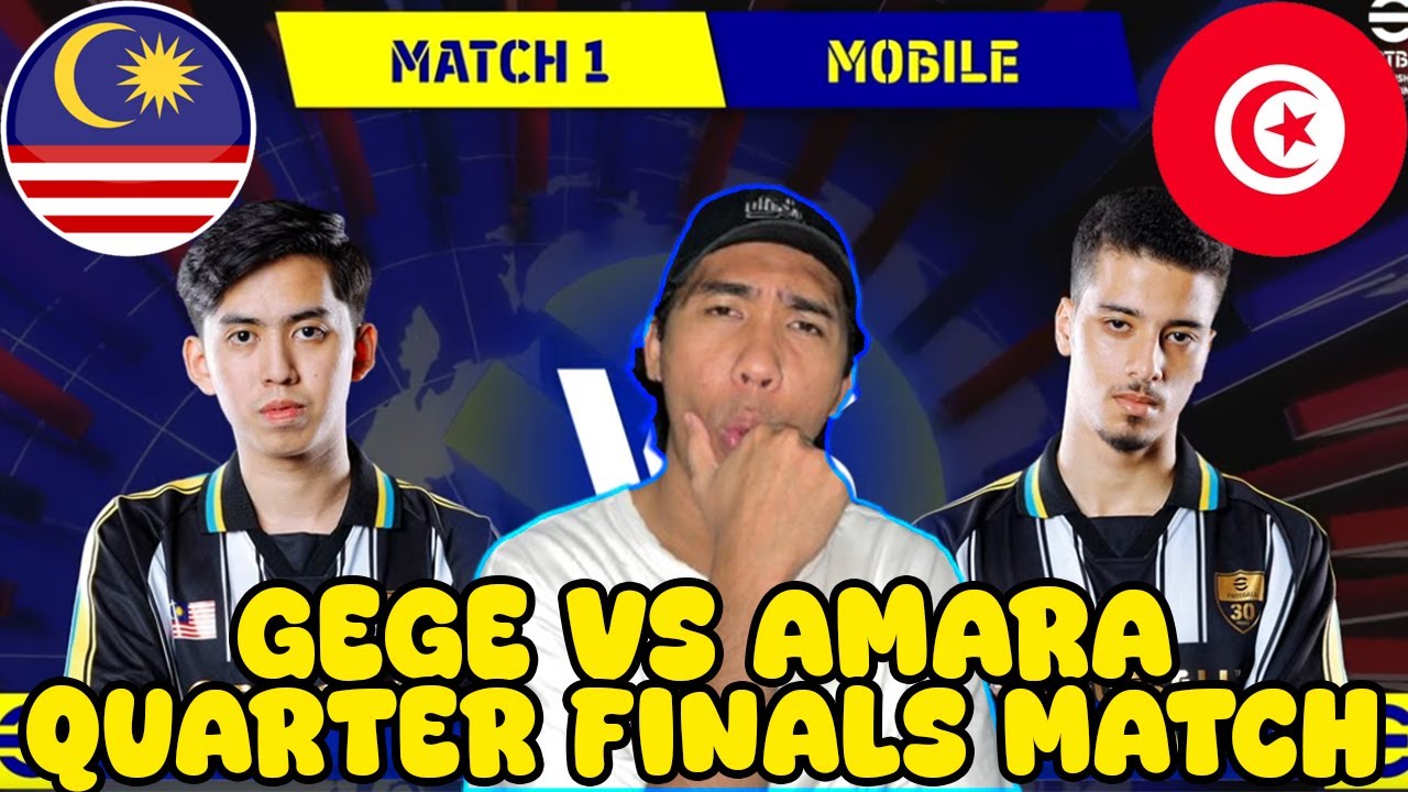 EFOOTBALL CHAMPIONSHIP 2025 ! HOMEBOIS GEGE VS YOUSEFF AMARA ! QUARTER FINALS MATCH