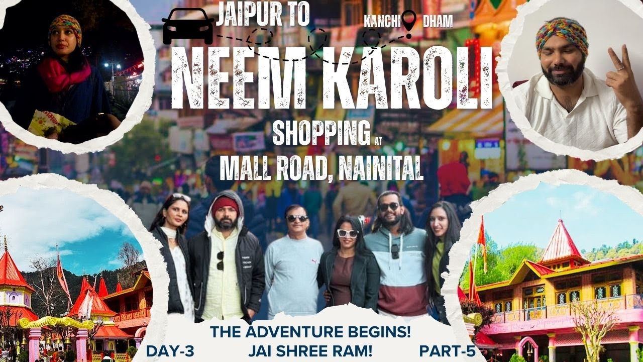 Walking through NAINITAL MALL ROAD SHOPPING! 🛍️(POV)  Evening Aarti at Naina Devi Temple Market Rush
