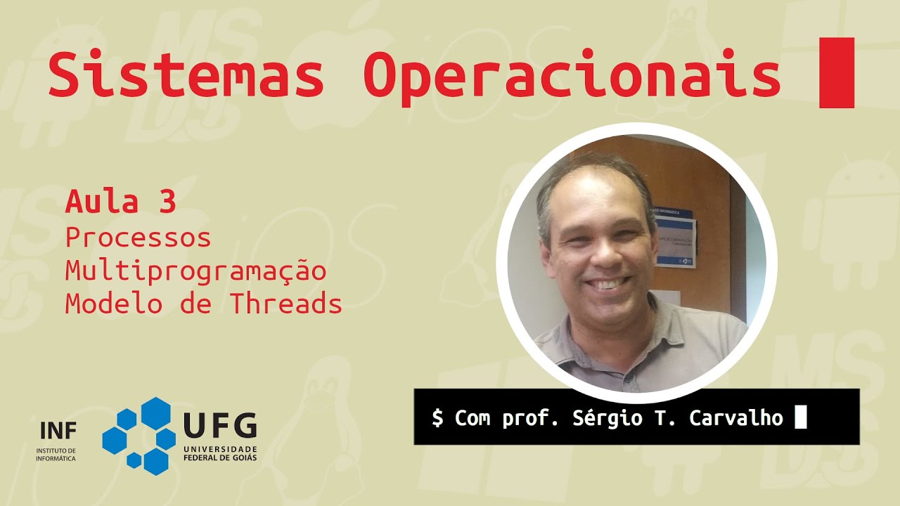 Sistemas Operacionais - Aula 3 - Processos, Multiprogramação, Modelo de threads