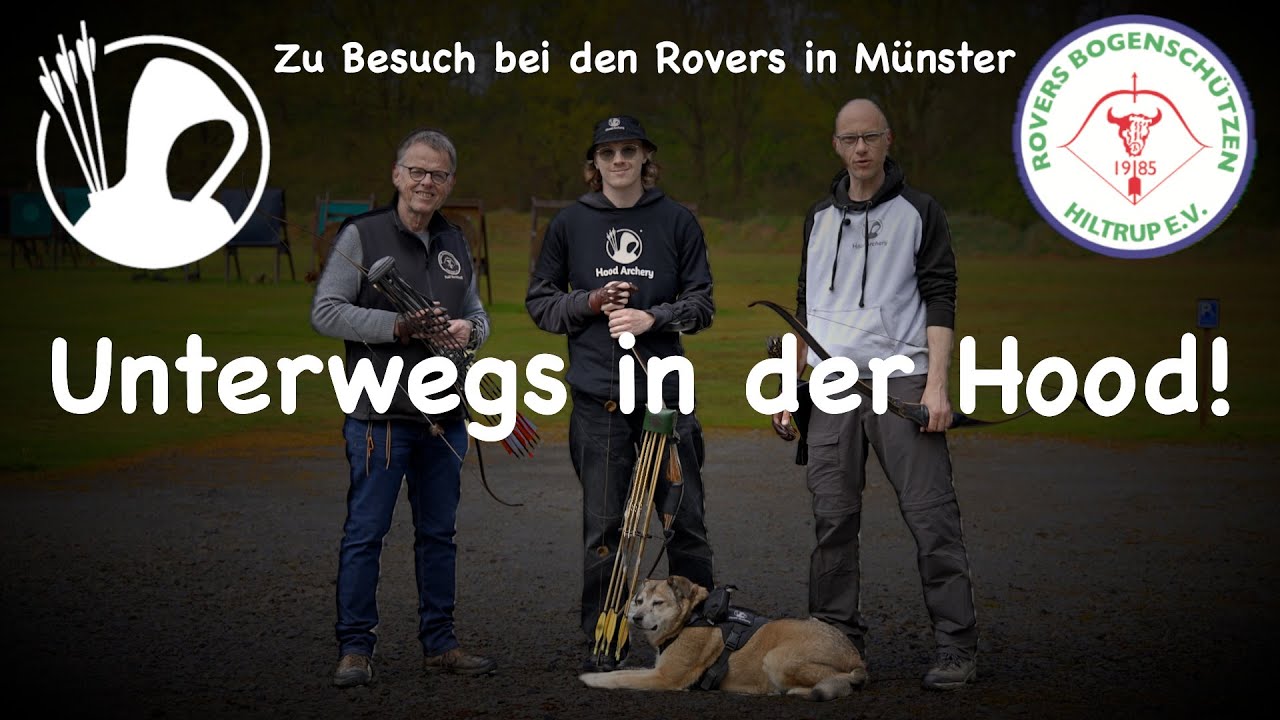 HOOD ON TOUR 🚗 | Die Rovers in Münster Hiltrup! 🎯 |   Vereine mit 3D Parcours 🌲🏹
