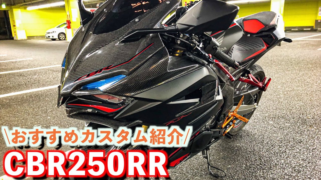 【CBR250RR (MC51)】ニダボのカスタム公開しちゃいます。ニダボといえばこのおすすめお手軽カスタム！