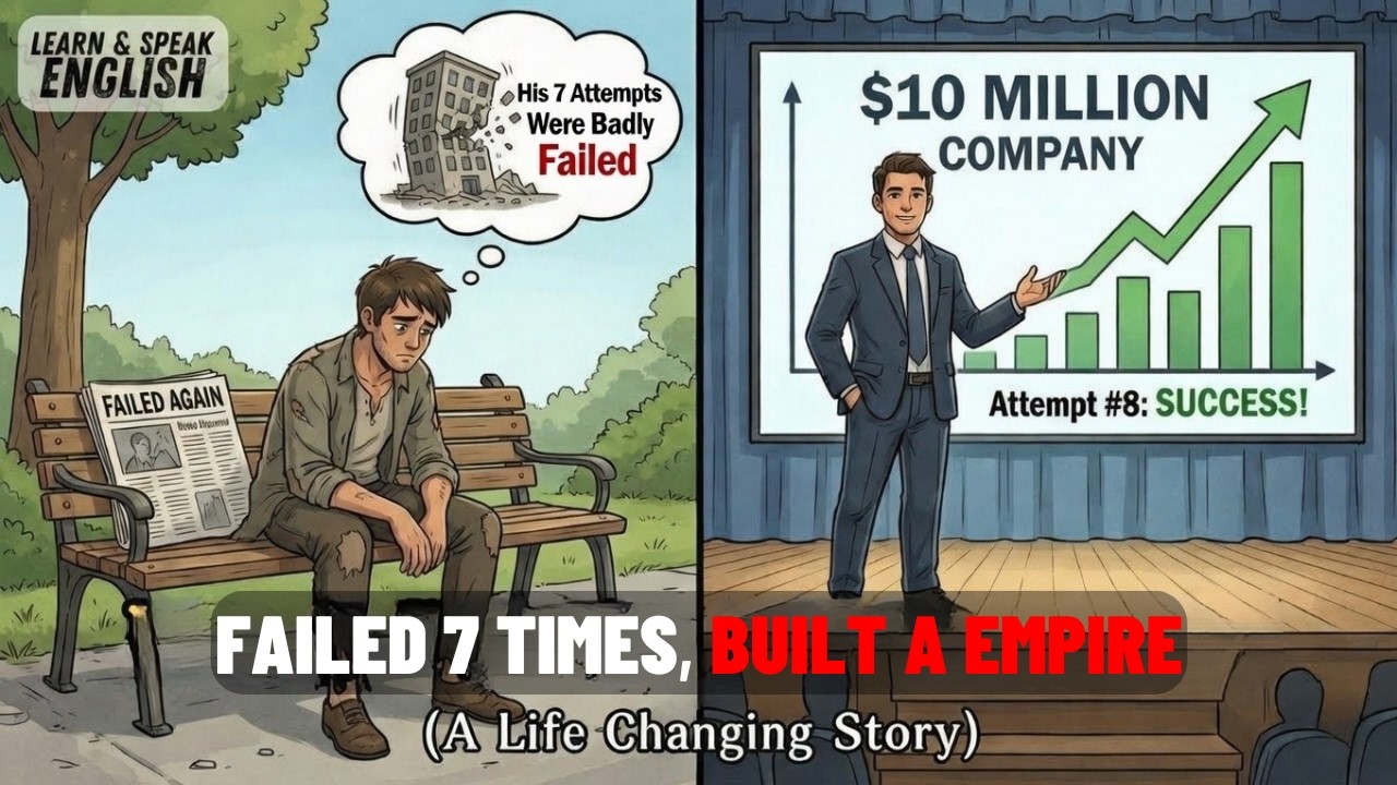 Are You Giving Up Never Do it Until You Win  A Man Failed 7 Times, Lost Everything, Then This Happen