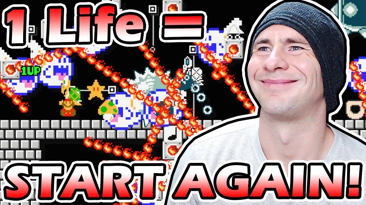 1 LIFE LOST = START OVER (#3) // Super Mario Maker 100 Mario NORMAL Mode Special Challenge