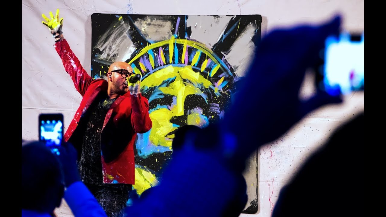 David Garibaldi Paints The Statue of Liberty