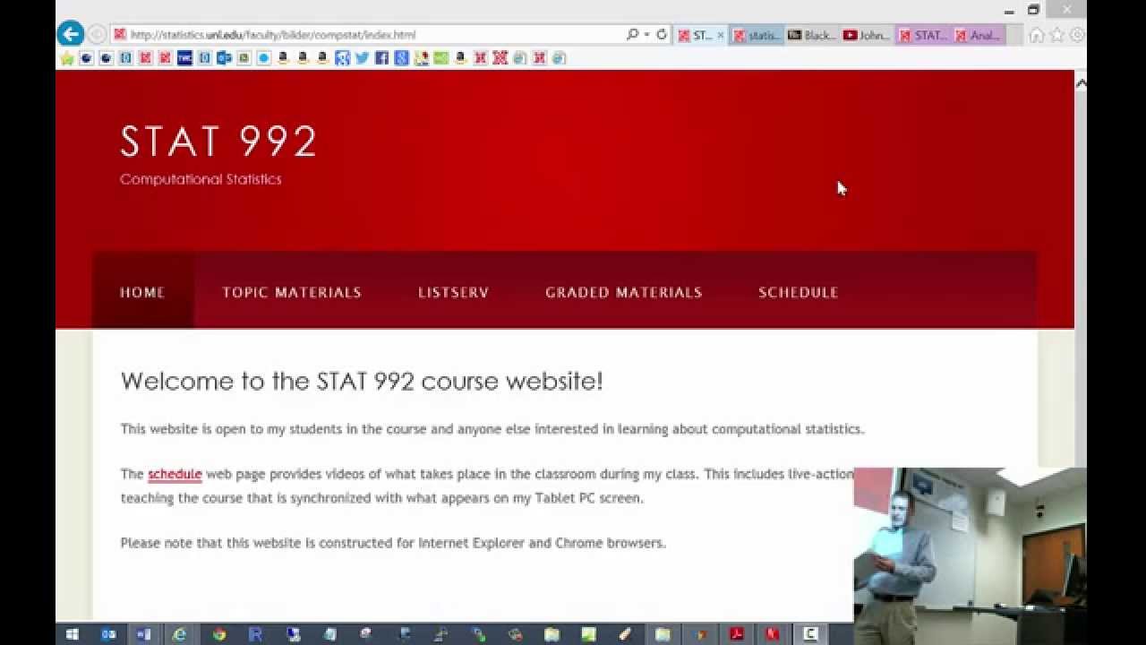Computational Statistics - Class #1