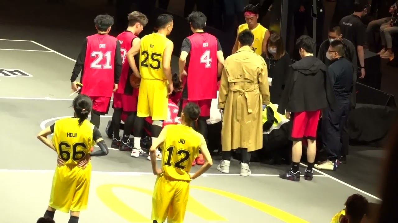 2022 All Star 藍球賽 姜B受傷了