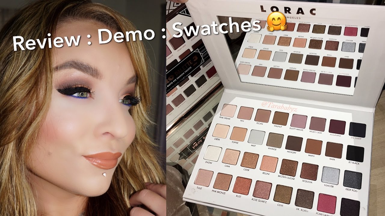 Lorac Mega Pro 3 Eyeshadow Palette for Holiday 2016 : Review : Demo : Swatches