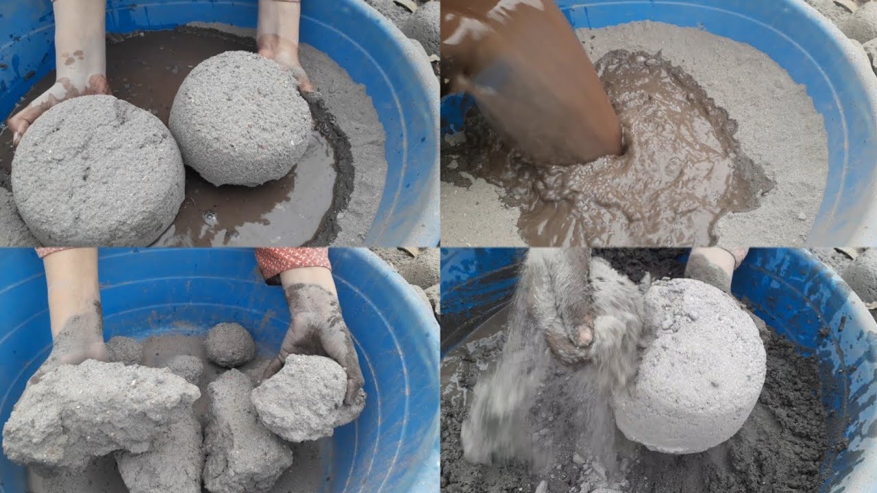 New pure sand Super soft dry crumbling in tub❤️+ water crumbling...So mouthwatering asmr mini libi 😍