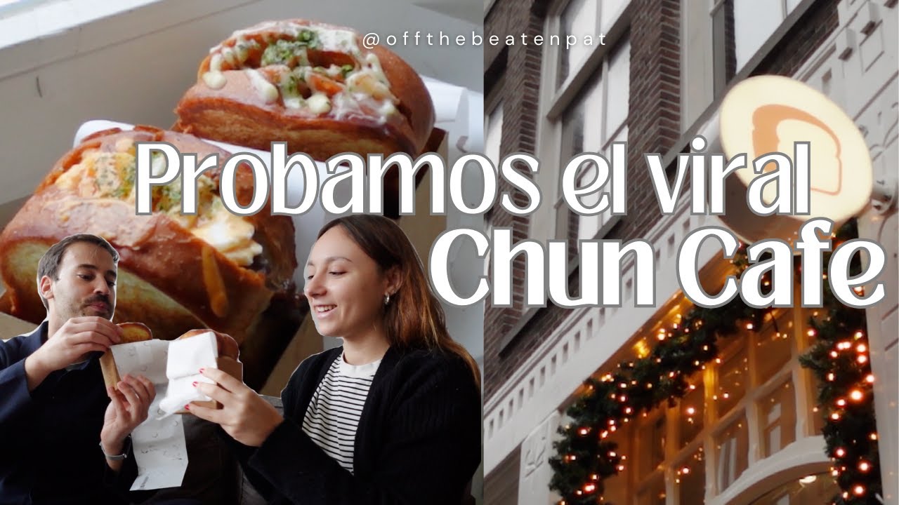 Probamos el sitio m&aacute;s viral de &Aacute;msterdam: Chun Cafe | VLOG 16