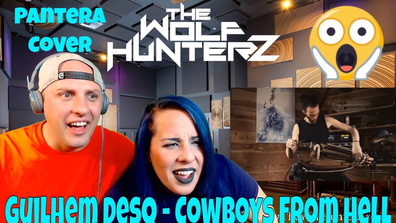 Guilhem Desq - Cowboys From Hell | Hurdy Gurdy & Drums (Cover) THE WOLF HUNTERZ Reactions
