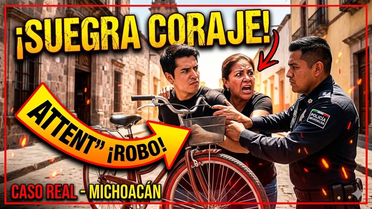 🔴 Roba bicicleta y su mamá llega a defenderlo | Policía lo pone a disposición en Michoacán