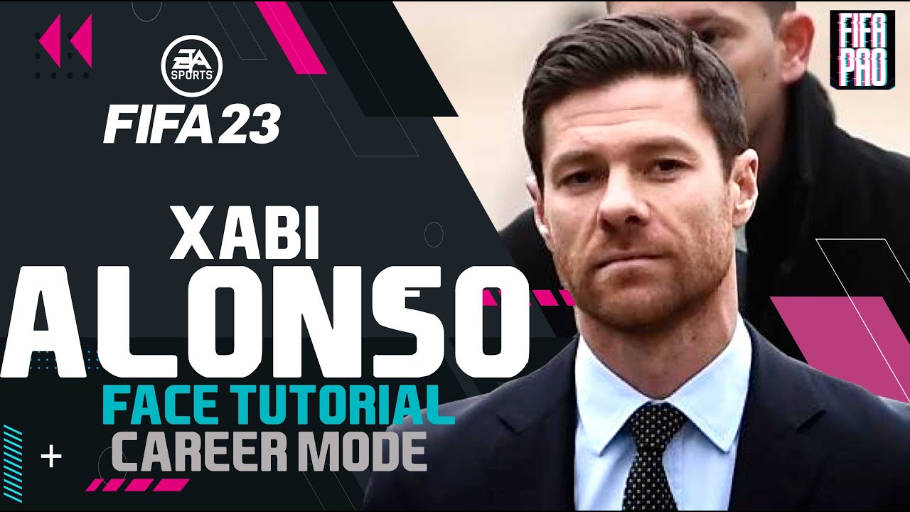 FIFA 23 XABI ALONSO FACE FIFA pro clubs look alike  -  Pro Clubs Face Creation BAYER LEVERKUSEN
