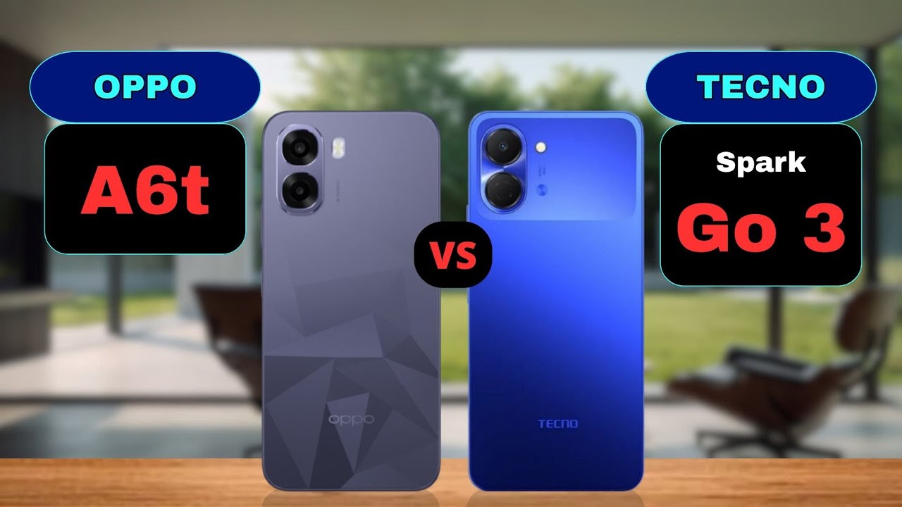 Oppo A6t vs Tecno Spark Go 3 Comparison