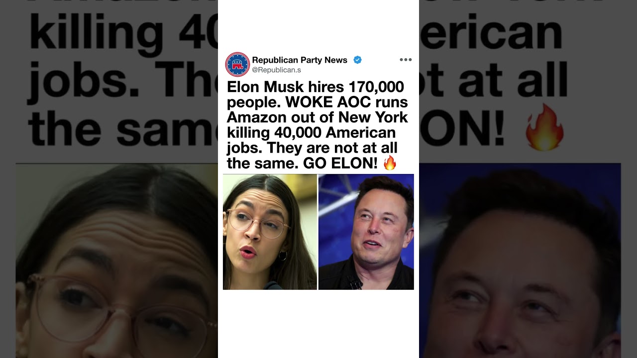 Elon Musk vs AOC? Viral Post Sparks Debate