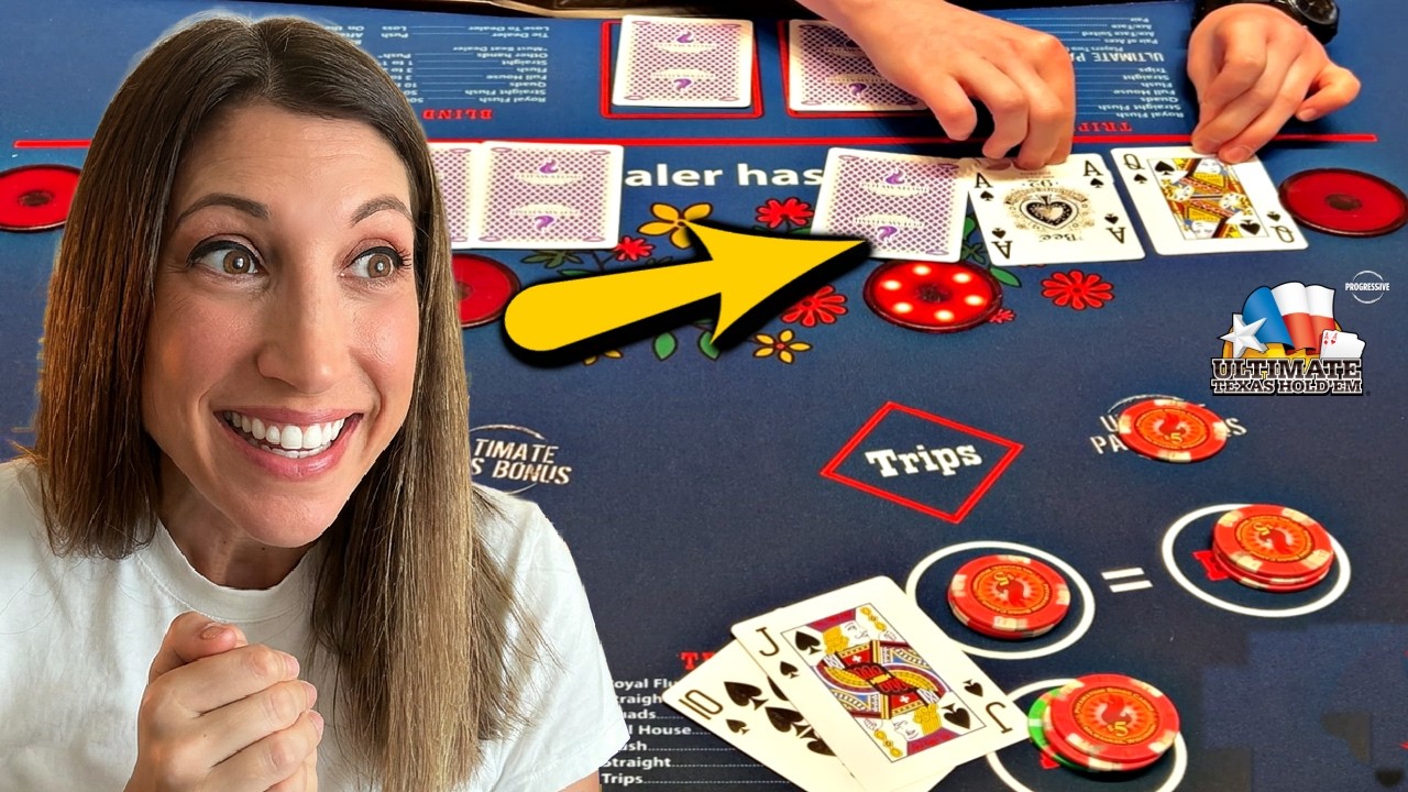 Роял-флеш стоит более 160 000 долларов! 😮 Ultimate Texas Hold'em покер в казино Potawatomi