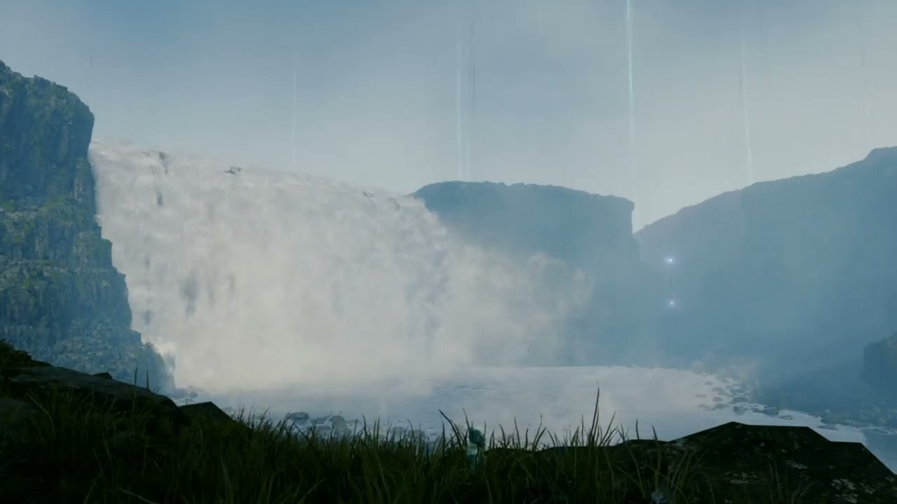 The Otter Falls (Death Stranding) - Serene Scene (1 Hour)