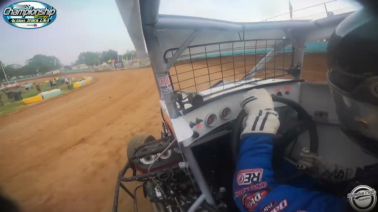 Briggs Danner On-Board 600 Micro Heat Race at Action Track USA July 12th, 2023!