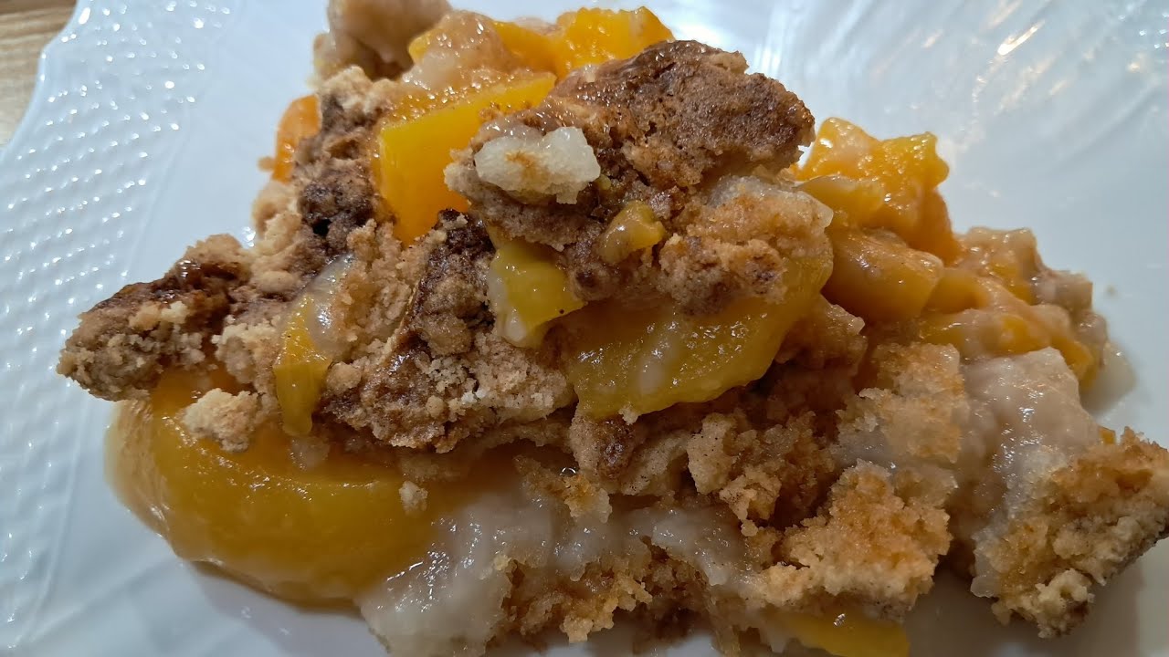 Quick & Easy Peach Cake | 3 Ingredients
