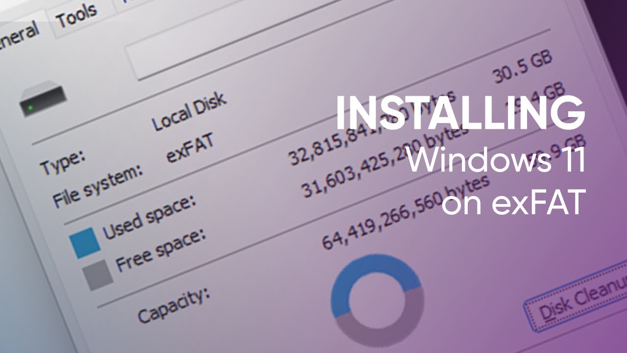 Windows 11 on exFAT