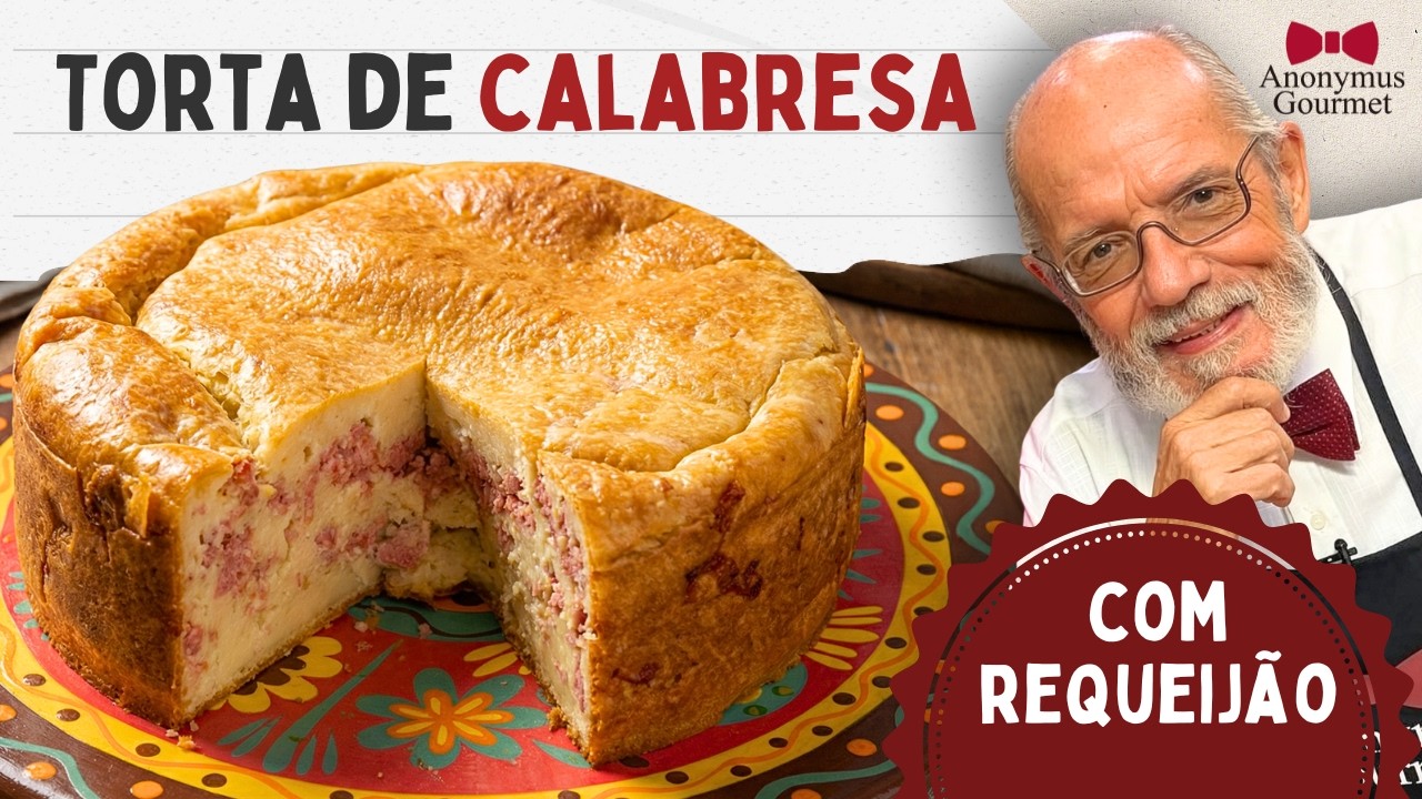 Torta Calabresa e Requeijão do Anonymus 2021