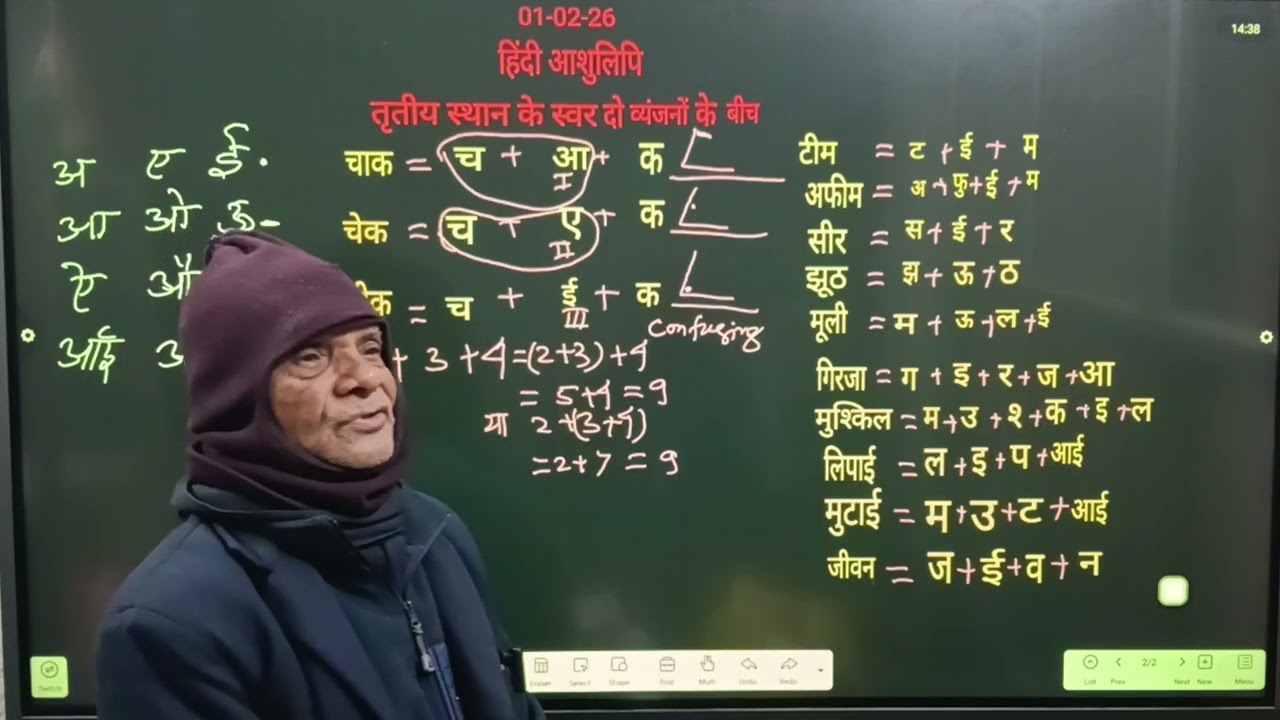 तृतीय स्थान के स्वर को जोड़ना 