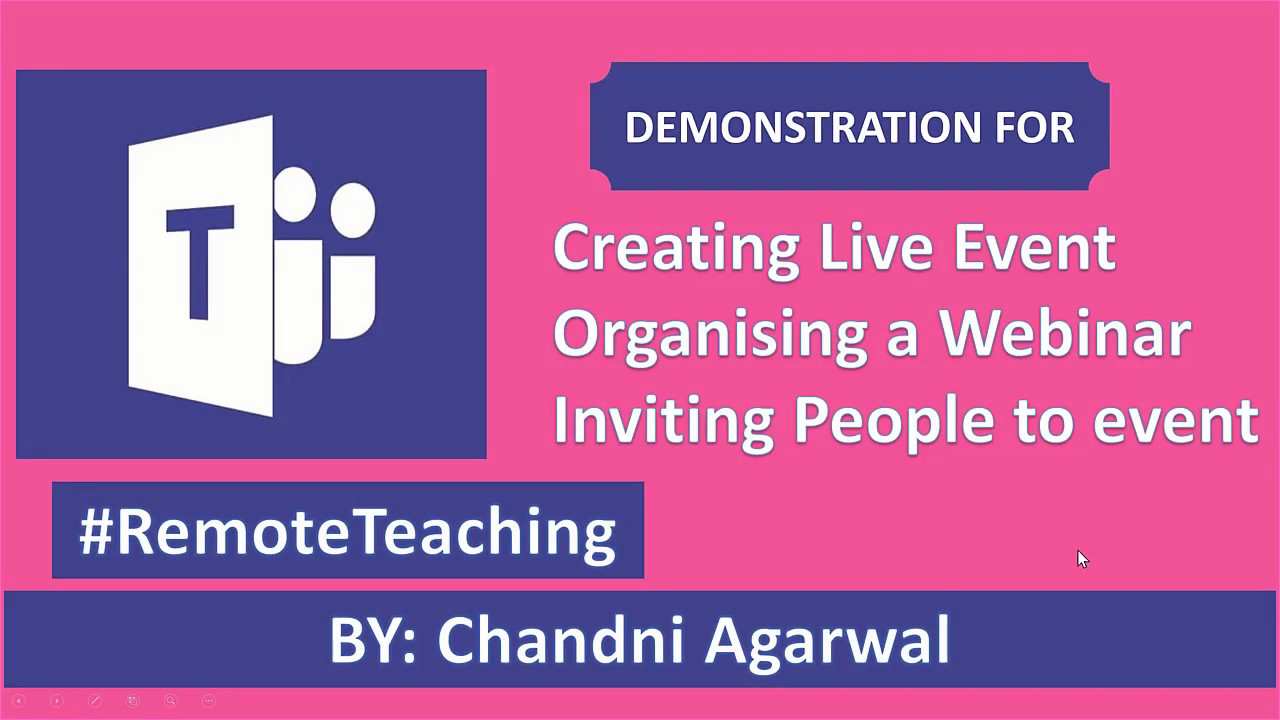 Organizing live event on Microsoft Teams | Managing Public Live events on Microsoft Teams