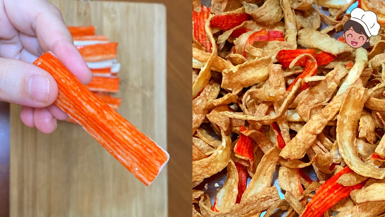 You Need Only 2 Ingredients for Crispy Fried Crab Sticks # 12
