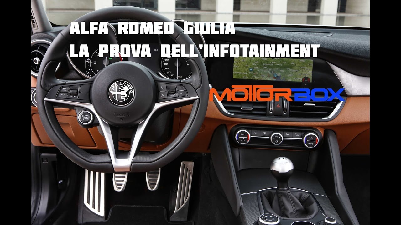 Alfa Romeo Giulia: la prova dell'infotainment