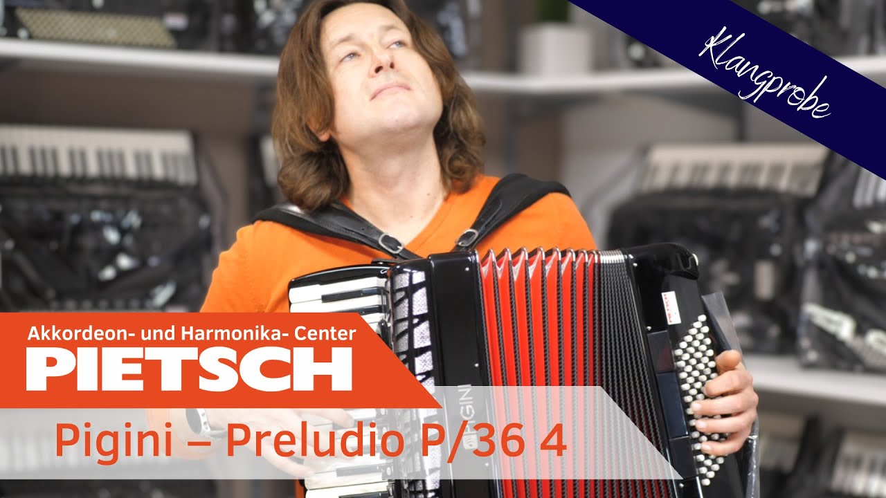 Akkordeon - Pigini Preludio P/36 4 - Klangprobe