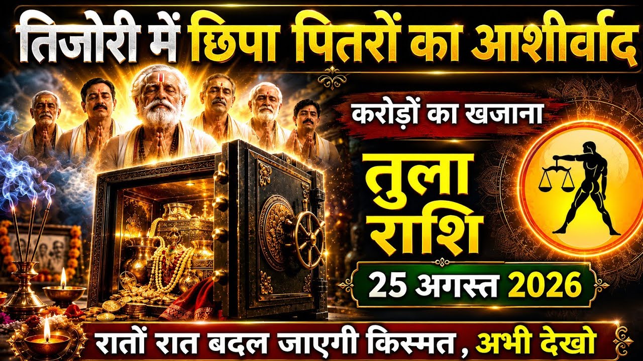तुला राशि ♎ तिजोरी में छिपा है पितरों का आशीर्वाद! आज खुलेगा धन का राज़ | Tula Rashi Today